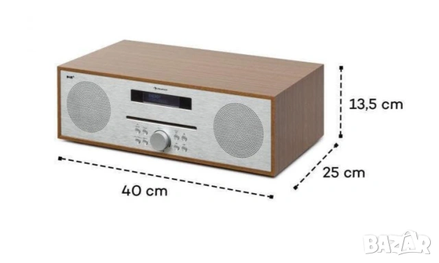 FM, DAB+, Bluetooth, USB, CD радиоприемник AUNA Silver Star, снимка 17 - Аудиосистеми - 54447653