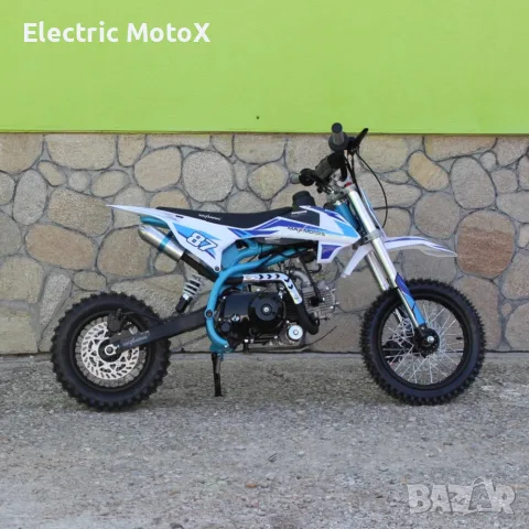 Бензинов кросов мотор 90cc кубика с Ел. стартер, снимка 4 - Мотоциклети и мототехника - 55424628