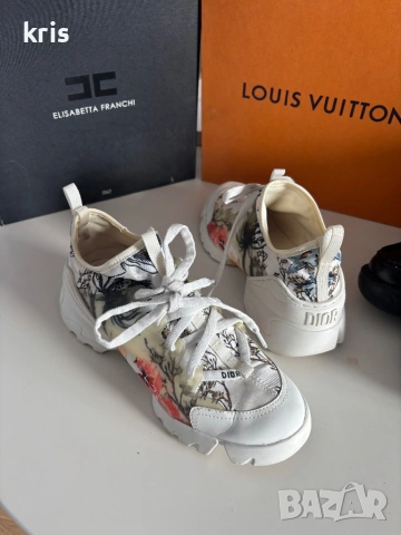 Обувки Dior pinko gucci louis vuitton Hermes Elisabetta Franchi , снимка 17 - Маратонки - 54560902