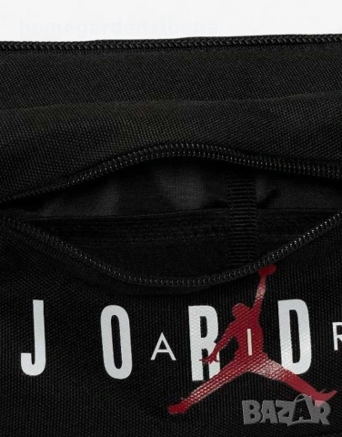 Nike Jordan crossbody чанта унисекс черна оригинална регулируема презрамка 14х23х9 см ежедневна, снимка 4 - Чанти - 54491127