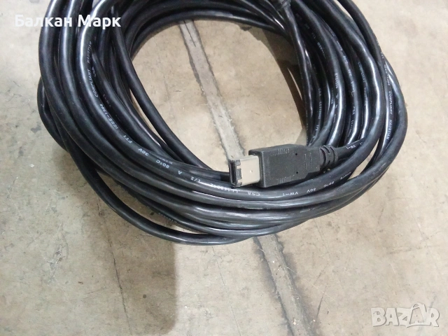 FireWire кабел (IEEE-1394) – 9 метра, Нов (Внос от Германия), снимка 3 - Друга електроника - 55130896