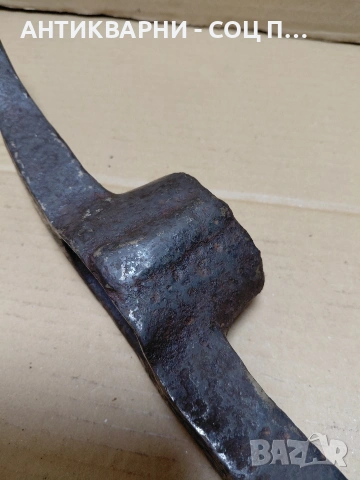 Соц Стара Ръчно Кована Голяма Киркобрадва 2.300кг. НОМЕР 886., снимка 3 - Антикварни и старинни предмети - 54101980