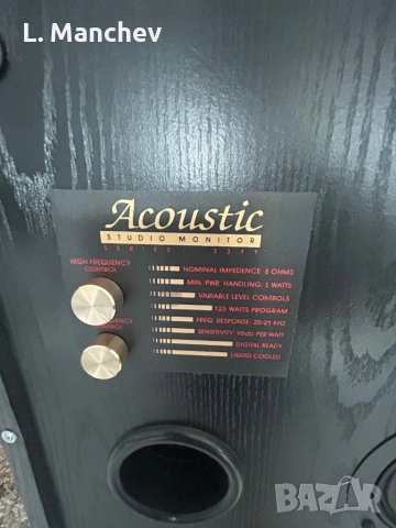 Тонколони Acoustic Studio Monitor 3311 12”, снимка 2 - Тонколони - 54721424
