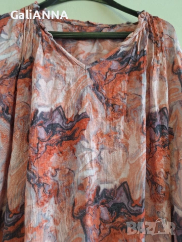 СТРАХОТНА ТУНИКА ЕФЕКТНИ ЦВЕТОВЕ 2XL-3XL, снимка 3 - Туники - 54672707