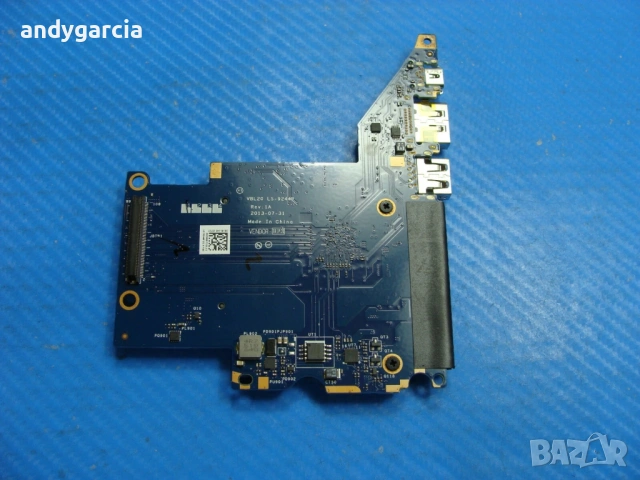 HP ZBook 15 G2 15.6 USB Express Card Reader Board платка с usb портове и кард рийдъротляво