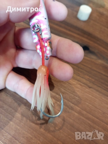 Savage Gear Swimsquid Inchiku 9cm 120g Джиг примамка, снимка 4 - Такъми - 54936802
