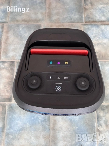 Аудио система JBL Partybox 120, 160w, Bluetooth, Aux, като нова, пълен комплект, снимка 2 - Аудиосистеми - 54749559