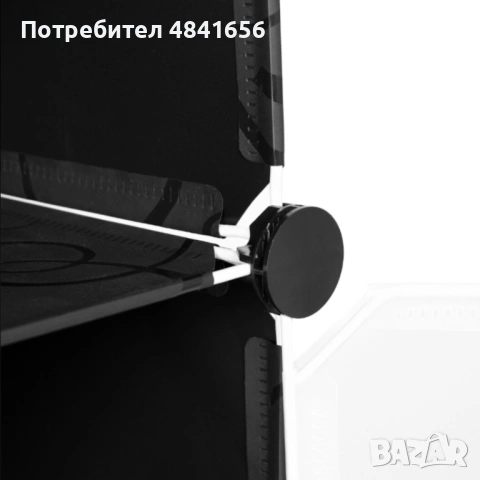 Черен модулен шкаф за обувки - функционалност и красив дизайн в едно, снимка 4 - Други стоки за дома - 54769426