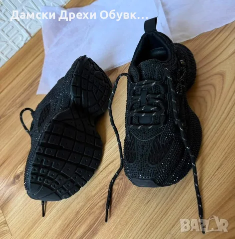 Дамски маратонки с камъчета по модел на Balenciaga , снимка 4 - Маратонки - 55051248