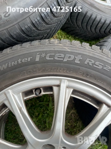 Оригинални 16” джанти Mercedes с зимни гуми 205/55 R16., снимка 6 - Гуми и джанти - 54825241