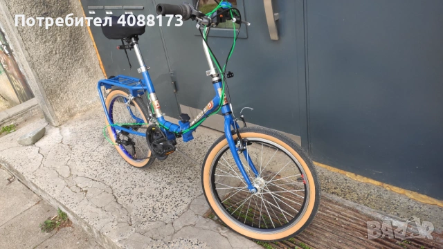 Сгъваем велосипед "Балкан" с 15 скорости, снимка 2 - Велосипеди - 54045938
