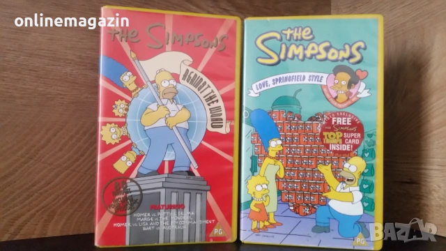 Видеокасети " Семейство Симпсън " VHS