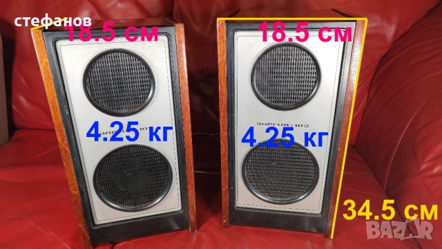 Руски тонколони ЕЛЕГИЯ 102, снимка 4 - Тонколони - 54780177
