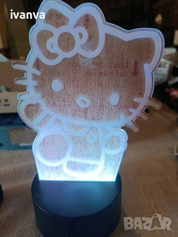 Детска лед нощна лампа, снимка 2 - Детски нощни лампи - 54239726