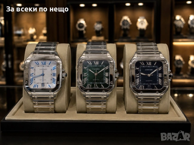Cartier Мъжки Луксозен Часовник С Автоматичен Механизъм С Кутия Код Gentlemen Legacy41