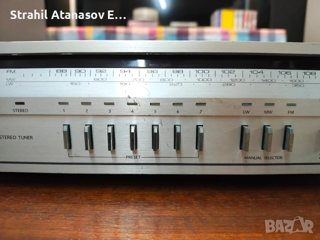 Mitsubishi DA-F640E Стерео Тунер, снимка 5 - Радиокасетофони, транзистори - 55238890