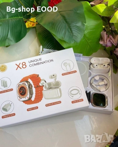 Смарт часовник X8 УUnique Combination, Bluetooth разговори, NFC, 2.02 IPS екран, IP67, снимка 3 - Смарт часовници - 54387360