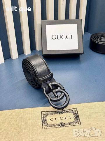 колани от естествена кожа в кутия Gucci , снимка 3 - Колани - 55237040