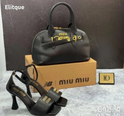 сандали на ток miu miu 