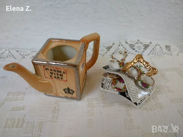 Royal Albert Старите селски рози - колекционерски чайник Cardew, снимка 3 - Колекции - 55508347