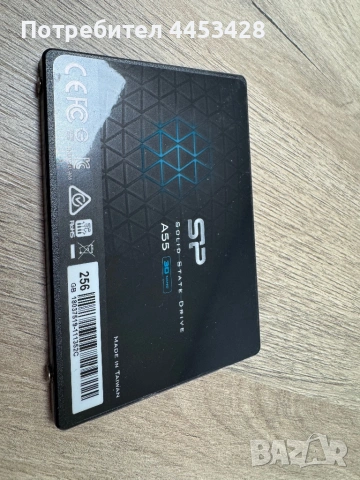 SSD 256 gb. 