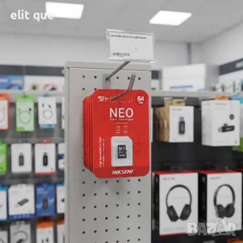 HIKSEMI NEO 64GB microSDXC UHS-I V30 Class 10 Карта Памет – До 92 MB/s