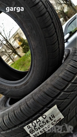 14 цола ЛЕТНИ ГУМИ  185X65R14 цола ..03, снимка 2 - Гуми и джанти - 54786469
