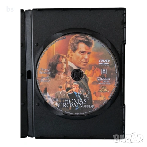 Аферата Томас Краун DVD -R с бг аудио, снимка 4 - DVD филми - 54456392