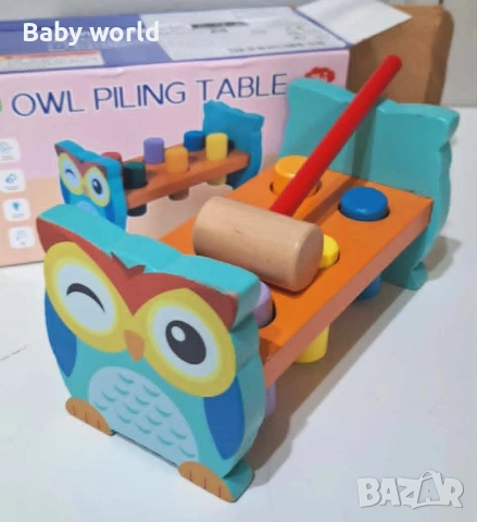 Дървена образователни играчка за деца, 3 години+