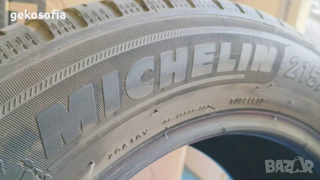 MICHELIN 215 / 55 / 16 - Два броя отлични всесезонни гуми, снимка 3 - Гуми и джанти - 54991364