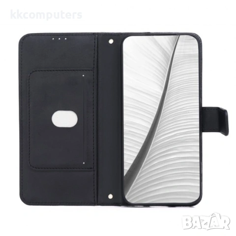 Калъф тефтер Smart Triangle, За Samsung Galaxy S26, Черен и Протектор, снимка 2 - Калъфи, кейсове - 54891149