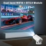 Преносим видео проектор Rukiplay HY300, 4k, Android, 3D холограмен екран, WiFi, Bluetooth, Google, снимка 7