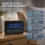 WiFi дигитален часовник със скрита камера 1080P – Tuya Smart, снимка 3