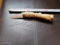 стар нож с украса и тайник-2, снимка 6