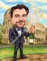 Дигитални Карикатури Портрет Ръчна Рисувана Карикатура Подарък Рожден ден Юбилей Двойка Картини , снимка 12