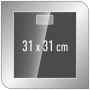 Кантар Tefal 160kg бял жълт, снимка 6