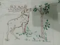 Ковьор за закачане на стена, ръчно бродиран, снимка 1