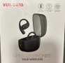 Безжични слушалки VER-DENS Open Ear TWS – Спортни, черни (НОВИ), снимка 1