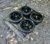 4бр.Алуминиеви джанти 17цола 5x120+НОВИ ГУМИ DOT4924 за BMW E60/E63/E65, снимка 2