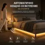 5м LED лента със сензор за движение PIR – автоматична светлина за домът, обхват 3м, 220V , снимка 3