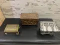 бронзова и две дървени кутии за бижута, снимка 2