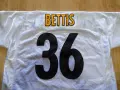 тениска pittsburgh steelers bettis # 36 NFL reebok eамерикански футбол мъжка оригинал размер 48, снимка 3