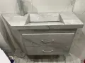 Мивка и шкафове за баня от гранитогрес, снимка 1