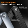 Hipark HD9006 Сгъваема ключалка за велосипед, Сгъваема ключалка за велосипед 100 см с ключове, Кл, снимка 4