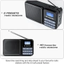 Преносимо DAB радио Gallypek, DAB Plus FM радио с Bluetooth 5.0 и 80 предварително зададени станции, снимка 6
