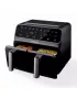 Фритюрник AirFryer Rosberg Premium, 1700W, 2съда x 4л., Горещ въздух, Таймер, до 200°C, Черен 2 ГОДИ, снимка 7