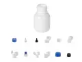 HDPE бутилка 50 мл, бяла, R28, снимка 3