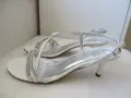 Нови сандали Bagatt, естествена кожа, кристали Swarovski, 39, снимка 3