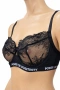 Сутиен Hunkemöller 80D с черна дантела и ластик, снимка 2
