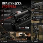 Компактен червен лазерен мерник лазер за въздушен пистолет глок макаров еърсофт въздушна пушка, снимка 6